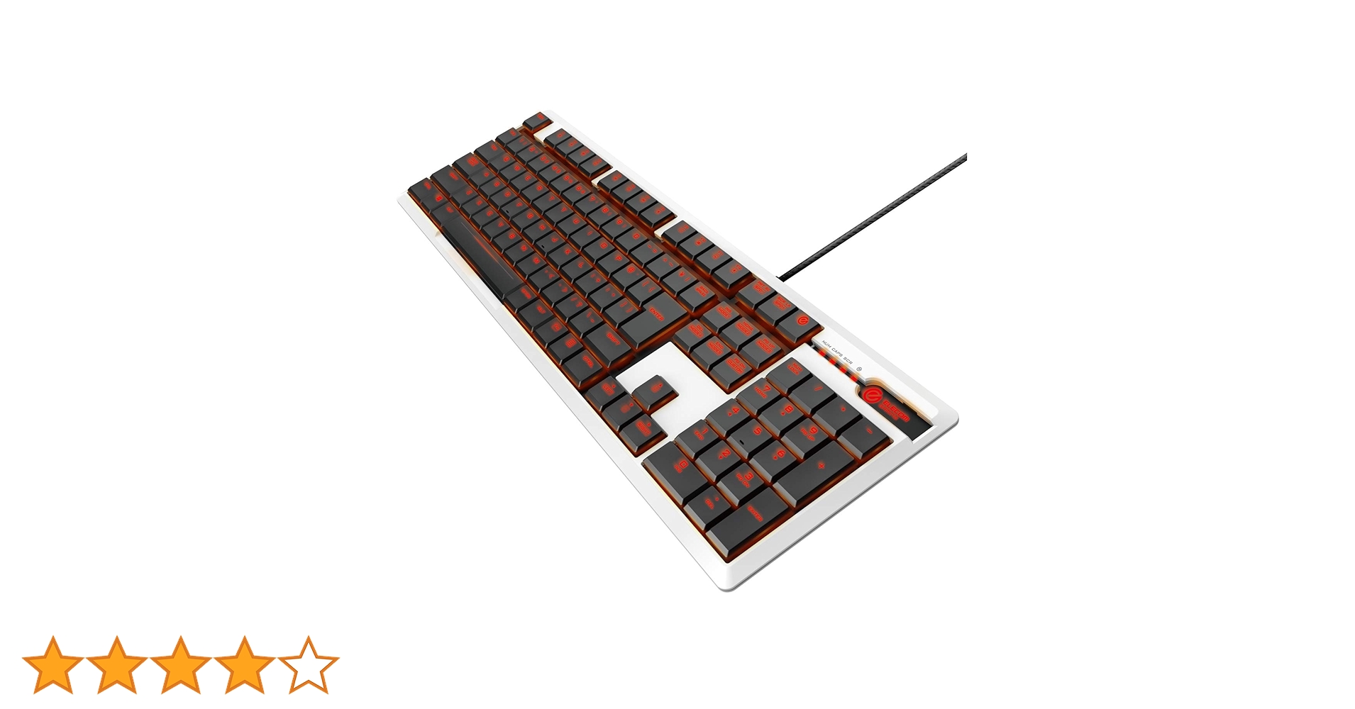Amazon.co.jp: Elecom TK-ARMA50WH Gaming Keyboard, Mechanical